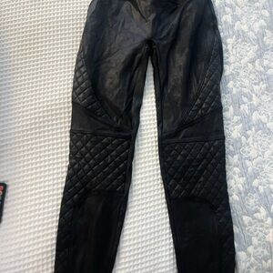 SPANX leather leggings